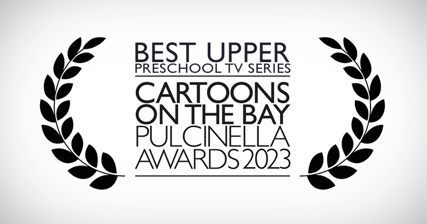 Team Nuggets won a Pucinella Award for best Upper Preschool TV Series!