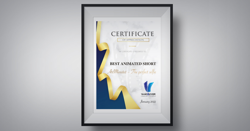 Artminute won Best Animated Short